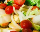 鶏肉とブロッコリーの茎までチーズカレー作り方2写真