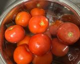 野菜とりんごのトマトケチャップ作り方1写真