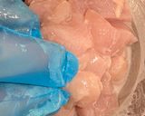 鶏むね肉と茄子の香味黒酢炒め作り方4写真