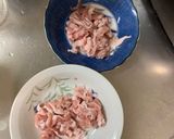 お二人様洋風オイきな粉味回鍋肉青椒肉絲風作り方3写真