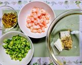 簡単ランチ！エビブロッコリーサンドイッチ作り方1写真