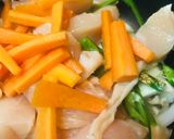 鶏肉と緑黄野菜のカレー丼作り方1写真