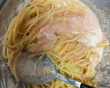 シンプルなたらこのクリームパスタ作り方3写真
