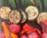 麺つゆで簡単!夏野菜の焼き浸し😋作り方7写真