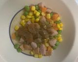全てレンジ簡単洋風梅ウスター炒飯弁当作り方4写真