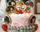 苺たっぷり🍓スノチルのバースデーケーキ作り方12写真