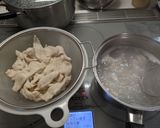 鶏ムネぷりぷりサラダ素麺作り方1写真