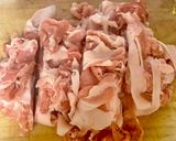ワンパン 白菜と豚こまのすき焼き風煮物作り方6写真