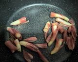 一分でできるみょうがの炒めもの作り方2写真