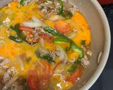 豚と野菜の甘酢卵とじ作り方5写真