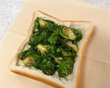 プチヴェールのヘコパンチーズ焼き作り方3写真