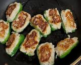 ピーマンの鶏胸肉ひき肉詰め！作り方9写真