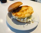 ビッグ鶏メンチカツバーガー作り方3写真
