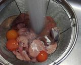 煮込鶏レバー丼に挑戦しました作り方1写真