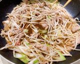 簡単!もやしたっぷり焼きラーメン風そうめん作り方5写真