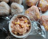 冷凍玄米おむすび★トマトチーズ味作り方2写真