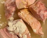 にんにく照り焼き作り方1写真