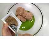 納豆鶏つくねの焼きいなり★動画あり★作り方4写真