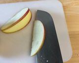 簡単！初心者の🔰パフェ風林檎の飾り🍎作り方5写真