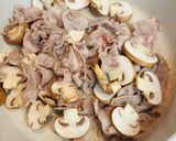 マッシュルーム香る豚こま炒め🍄作り方2写真