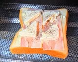 クリームチーズとベーコンのトースト作り方4写真