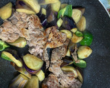 もう一品欲しい時に！ナスと豚肉の炒め作り方6写真