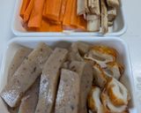 お腹に優しい蒟蒻根菜のペラペラ煮作り方1写真