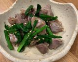 砂肝ニラ炒め作り方4写真