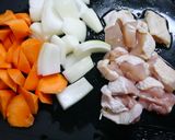 簡単！鶏ももの中華味噌炒め作り方1写真