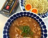 焼肉の生だれで濃厚ねぎ豚味噌つけ麺作り方10写真