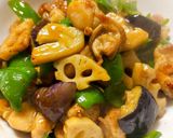 鶏肉とピーマンのオイスターソース炒め作り方8写真