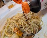 チャンポン麺の太麺で野菜たっぷり皿うどん作り方13写真