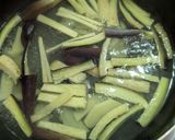 簡単★昼食「茄子とじゃがいものお味噌汁」作り方3写真