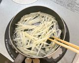サッパリ♪千切りじゃがいもの赤酢炒め作り方3写真