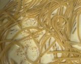 蕗の薹香る明太子クリームパスタ作り方14写真