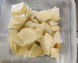 筍と油揚げの甘辛煮作り方1写真