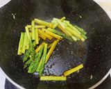 アスパラ炒め肉作り方4写真