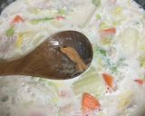 ノンオイル【鶏肉のクリーム煮】作り方5写真