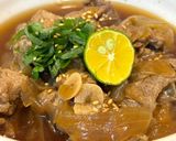 副菜おつまみに。牛スネのシークワーサー香る甘辛煮作り方4写真