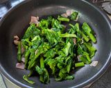 菜の花とベーコンのガーリックバター炒め作り方4写真