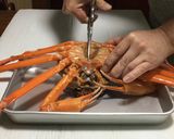 活ズワイガニのレモンペペロンチーノ作り方1写真