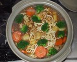 カレーうどん鍋♪簡単レシピカレールーで作り方10写真