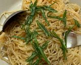 混ぜるだけ😻バジルと小エビの爽やかパスタ作り方2写真