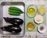 痩せ飯！簡単夕飯オクラなす豚しゃぶレモン和え作り方1写真