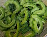 ゴーヤの梅にんにくポン酢あえ作り方1写真