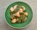 里芋とインゲンの煮物作り方4写真