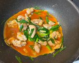 簡単！鳥肩肉のニラ玉炒め作り方5写真