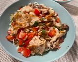 和と洋が混ざったサルサ風そうめん作り方4写真