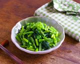 レンジで★アスパラガスと小松菜の白だし和え作り方5写真