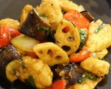 鶏むね肉と野菜の中華風炒め★作り方12写真